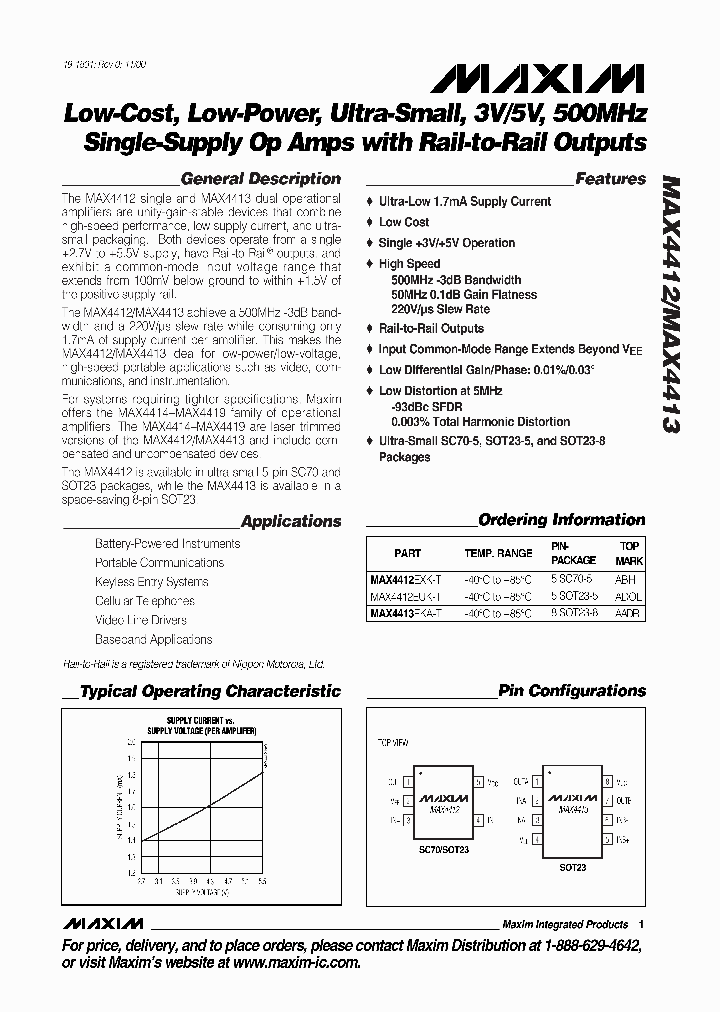 MAX4412_148379.PDF Datasheet