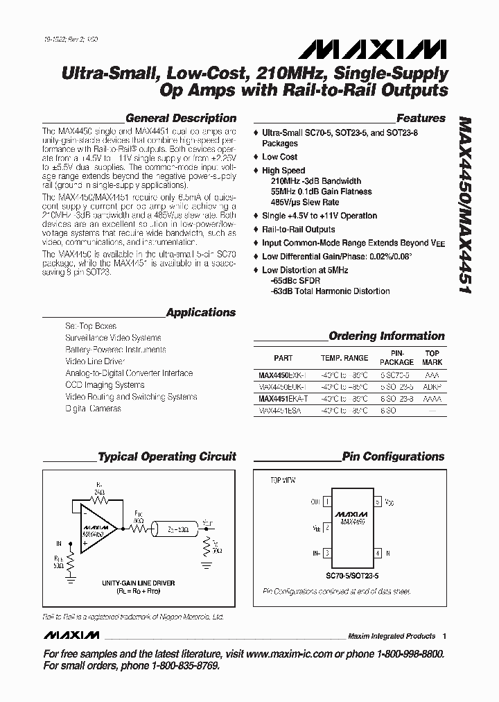 MAX4450_29745.PDF Datasheet