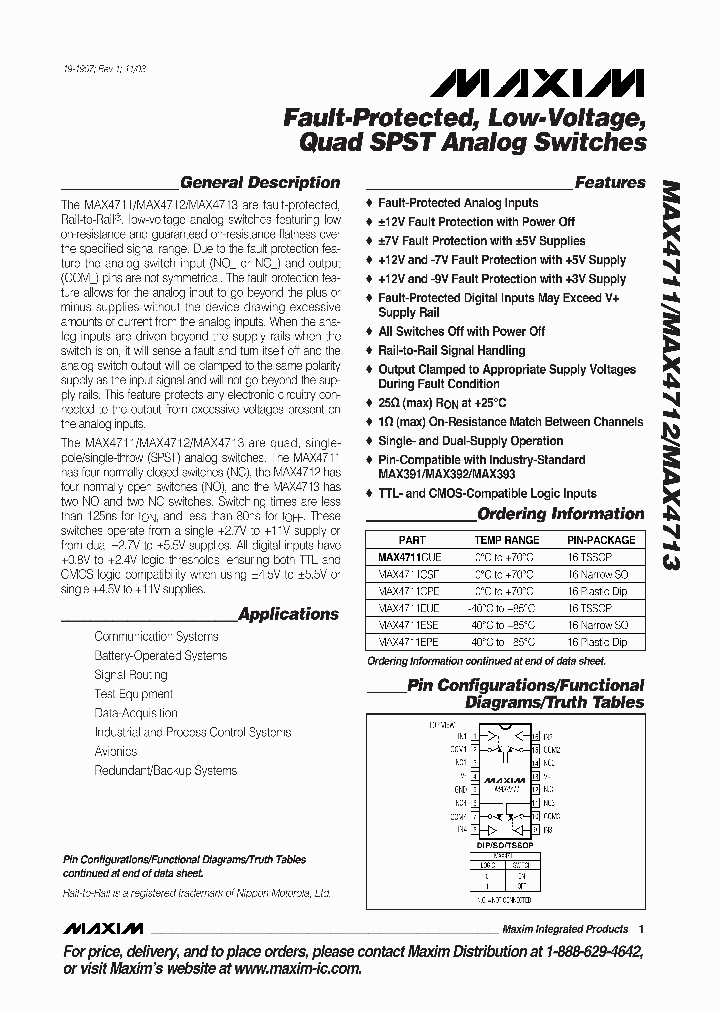 MAX4711-MAX4713_130512.PDF Datasheet