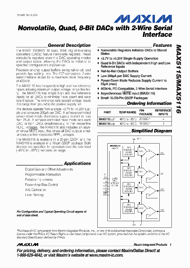 MAX5115_80327.PDF Datasheet