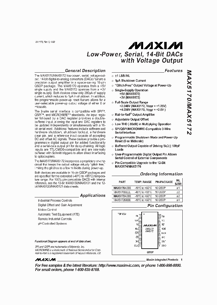 MAX5170_43964.PDF Datasheet