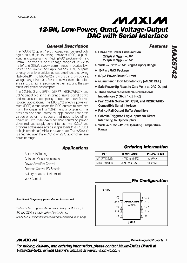 MAX5742_101194.PDF Datasheet