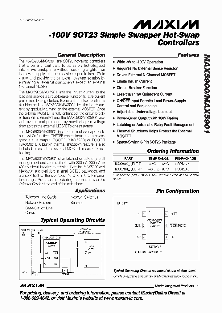 MAX5900_110860.PDF Datasheet