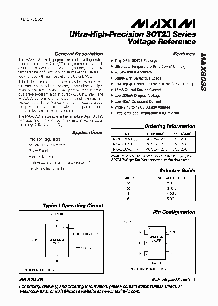 MAX6033_191328.PDF Datasheet