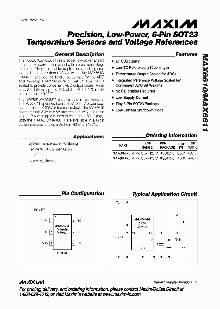 MAX6610_182919.PDF Datasheet