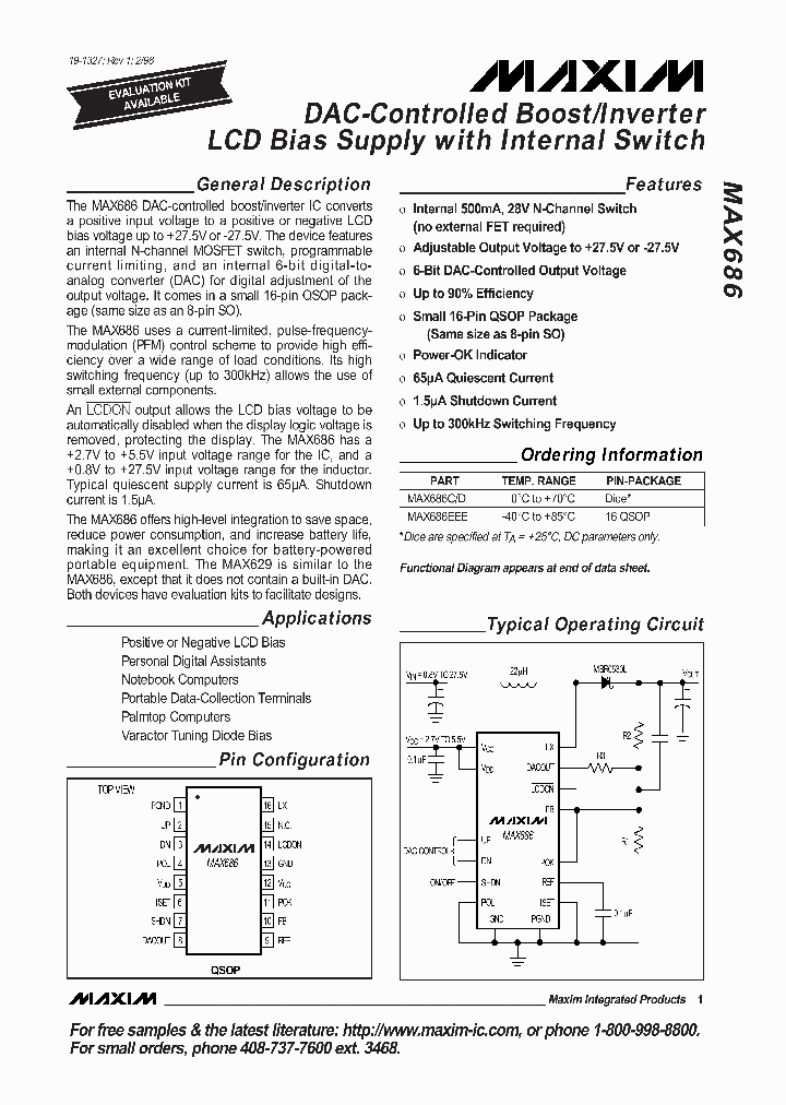 MAX686_48032.PDF Datasheet