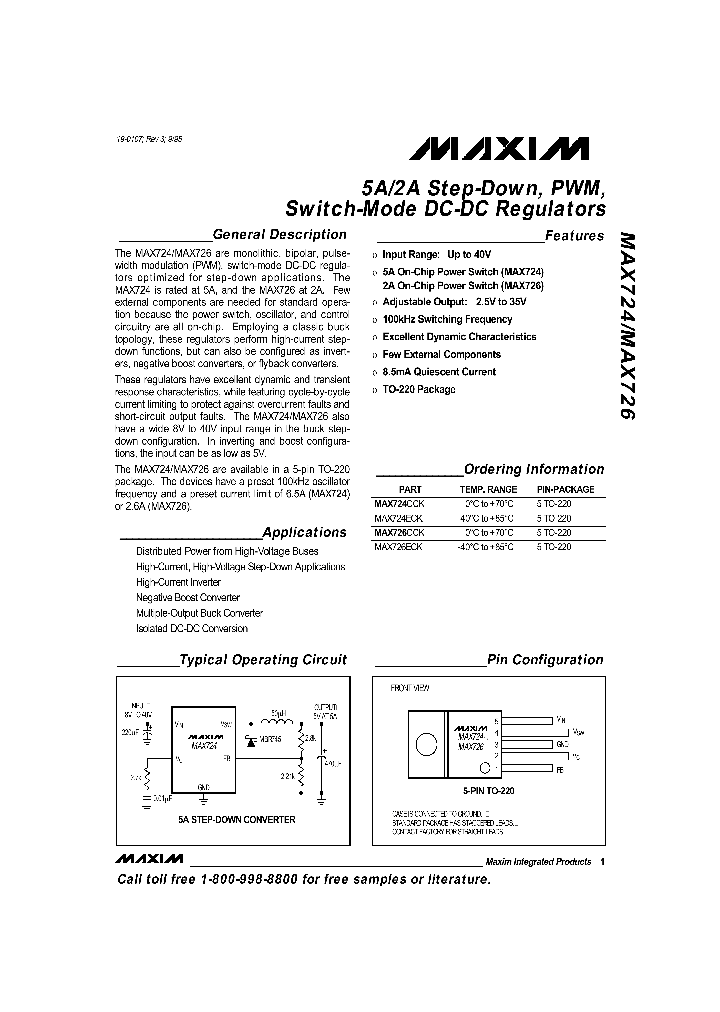 MAX726CCK_127166.PDF Datasheet