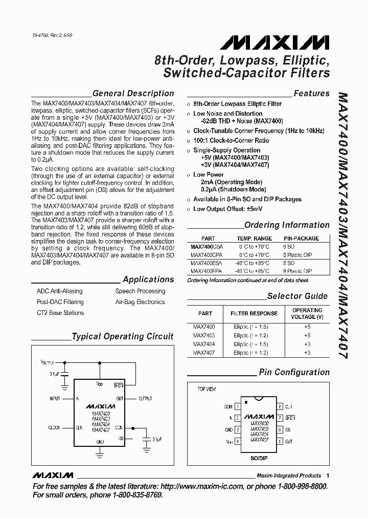 MAX7400_122916.PDF Datasheet