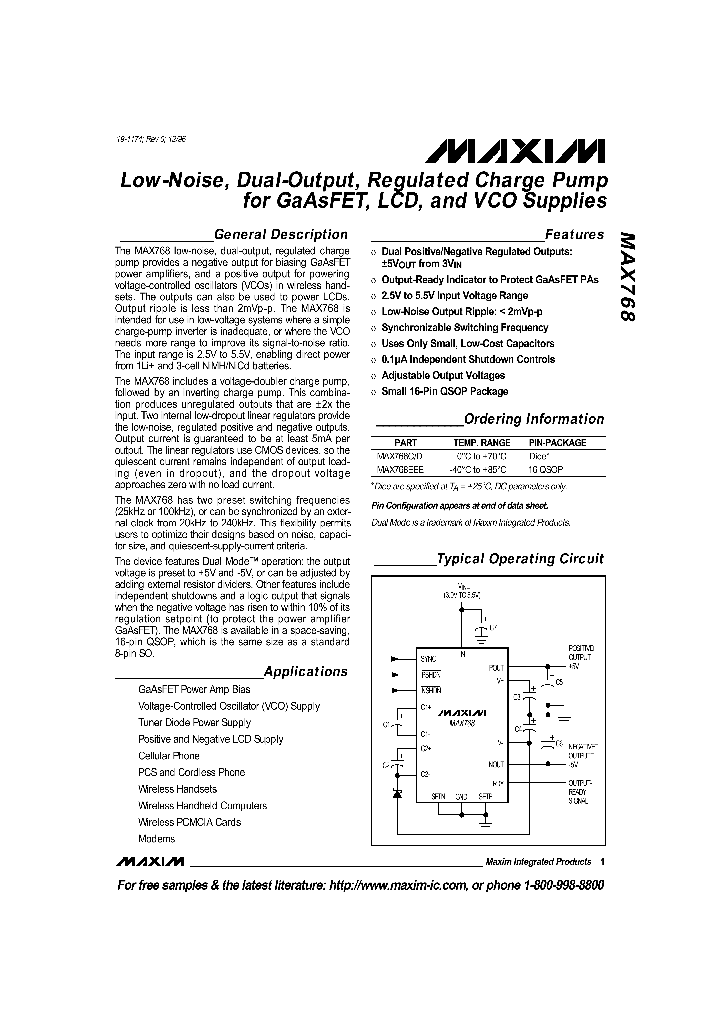 MAX768_175569.PDF Datasheet