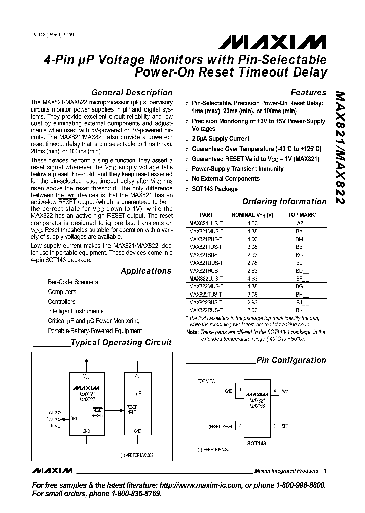 MAX821-MAX822_48403.PDF Datasheet
