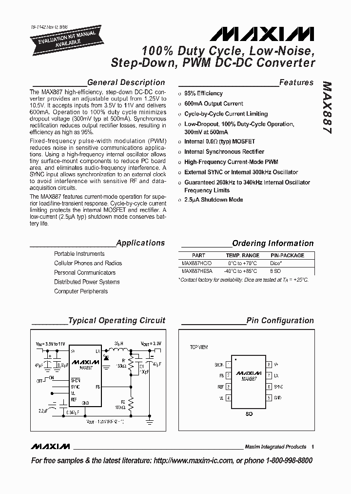 MAX887_30260.PDF Datasheet
