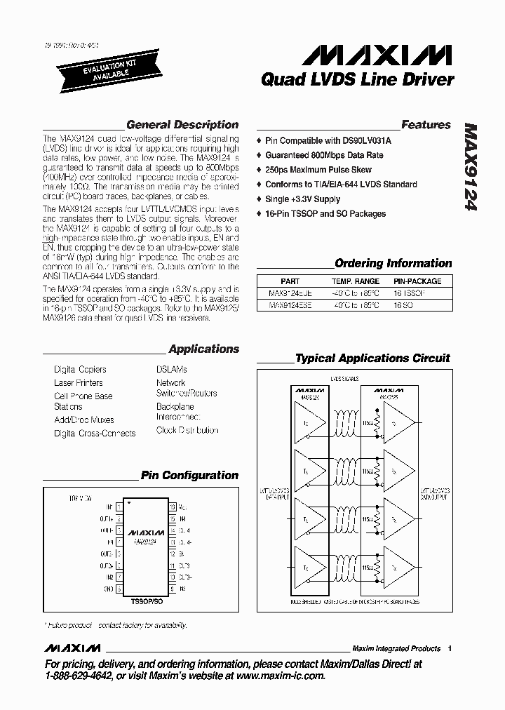 MAX9124_104813.PDF Datasheet