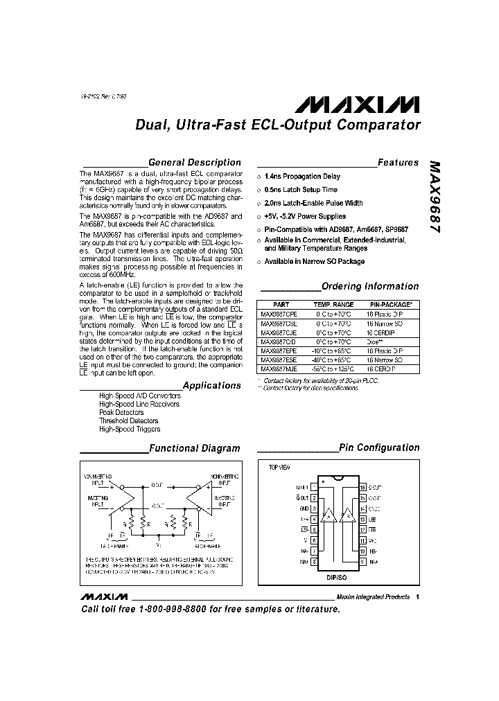 MAX9687_163948.PDF Datasheet