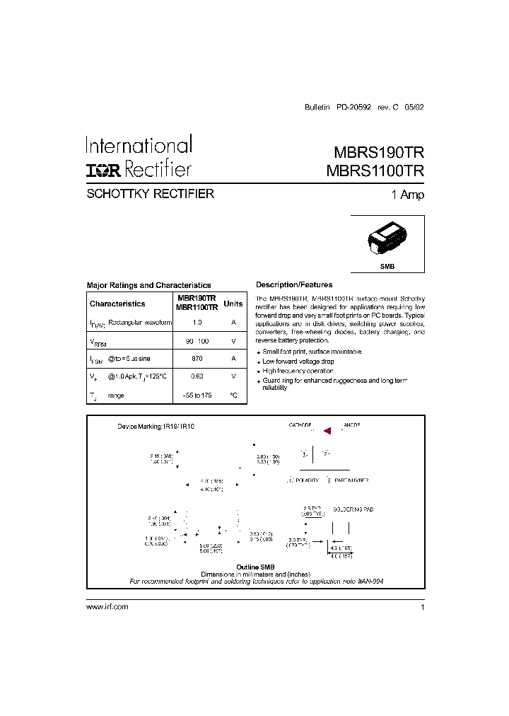 MBRS1100TR_30514.PDF Datasheet