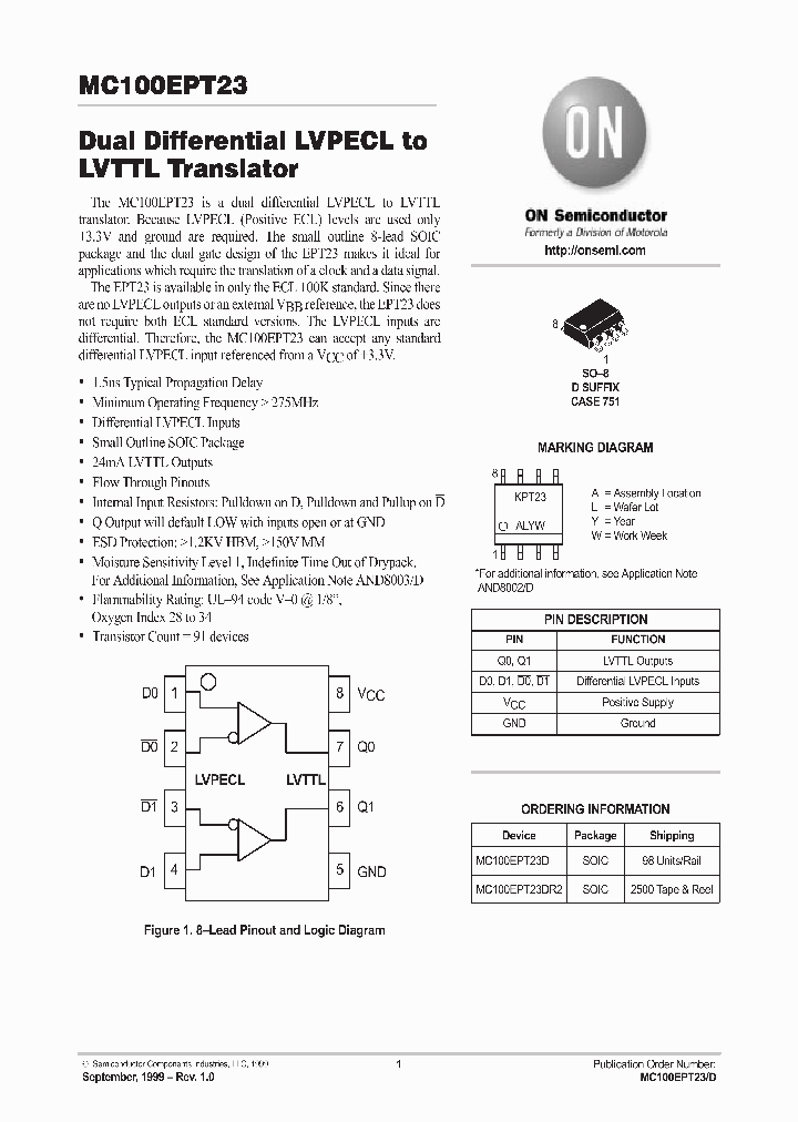MC100EPT23_42318.PDF Datasheet