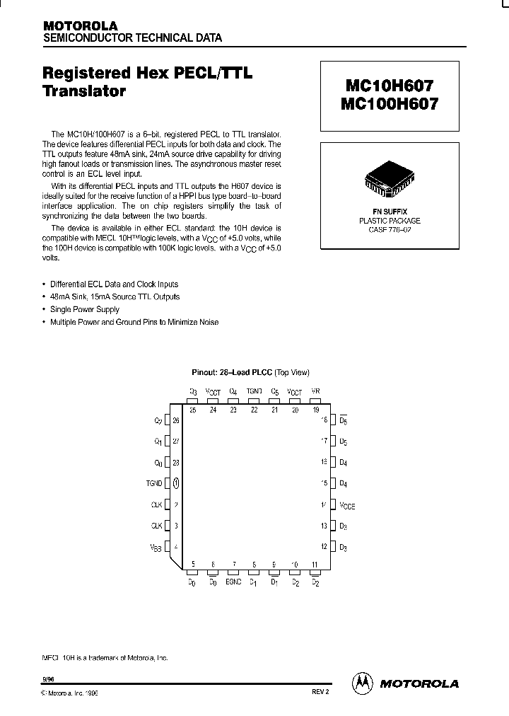 MC100H607_82988.PDF Datasheet