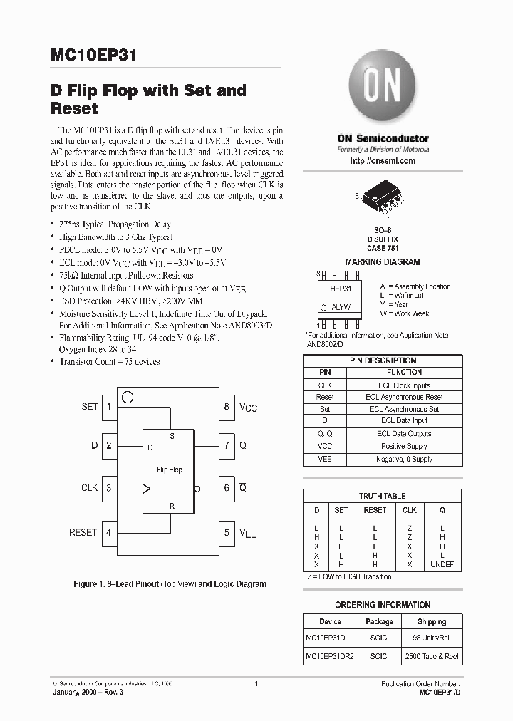 MC10EP31_83878.PDF Datasheet