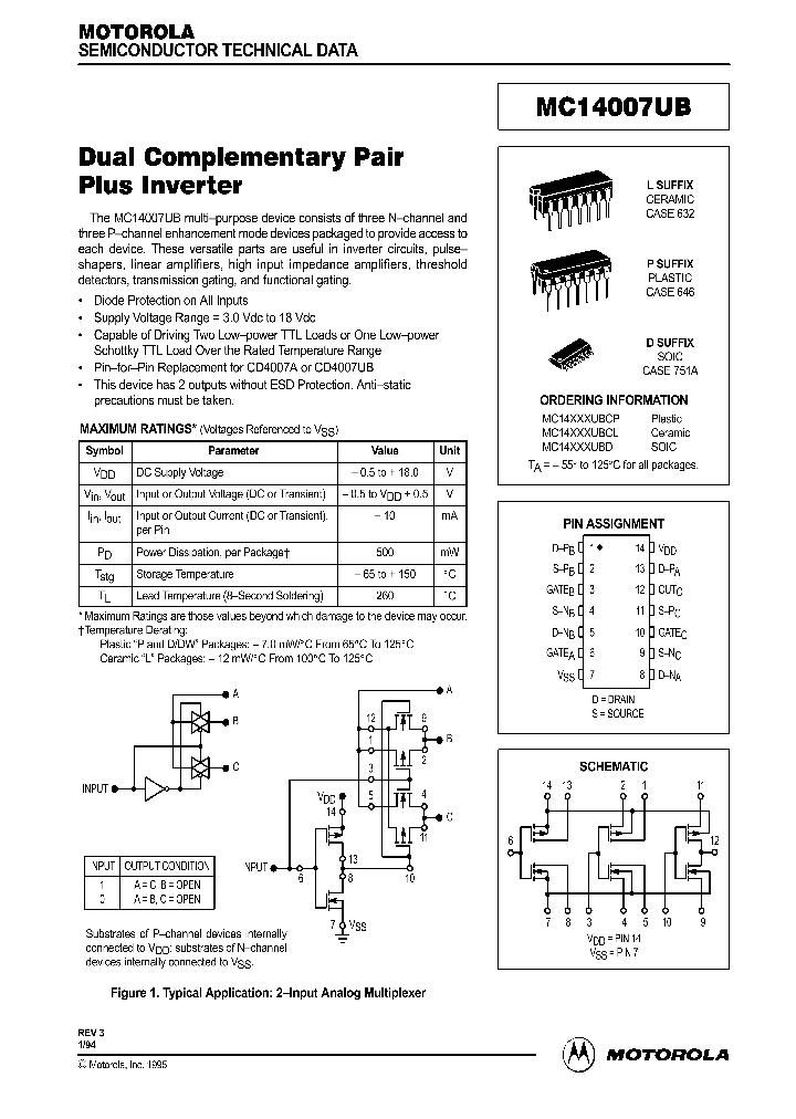 MC14007UBCL_142474.PDF Datasheet