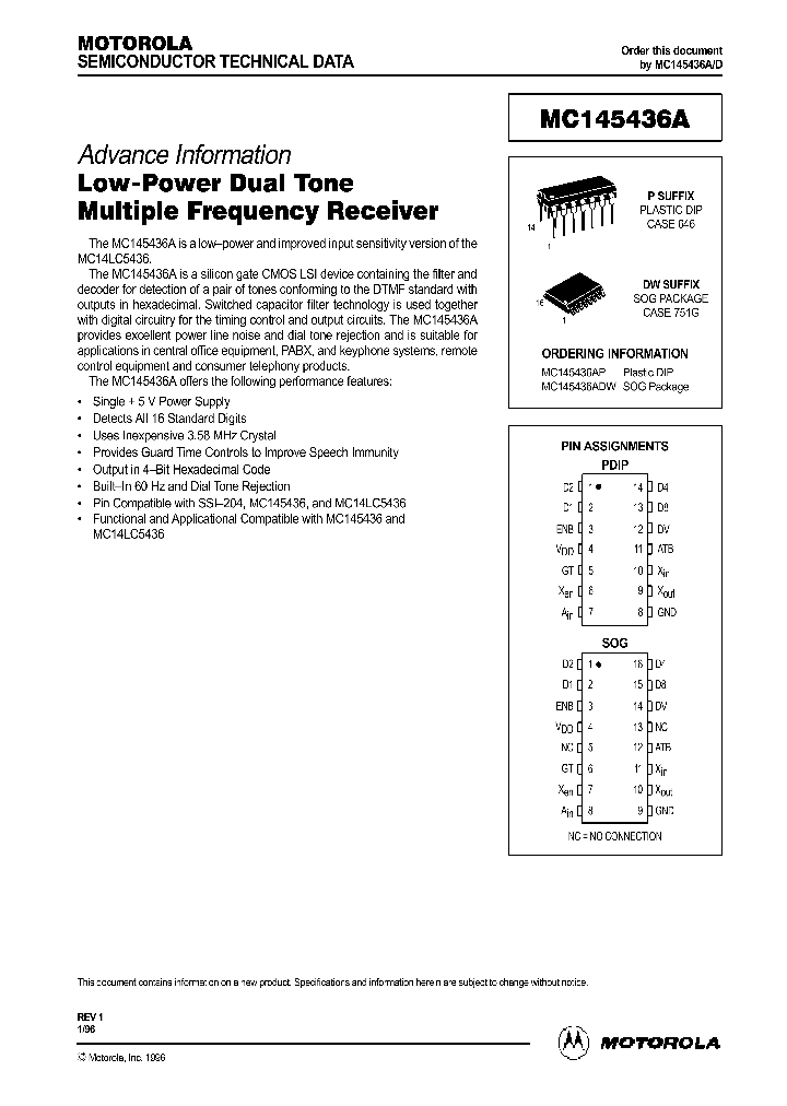 MC145436ADW_30783.PDF Datasheet