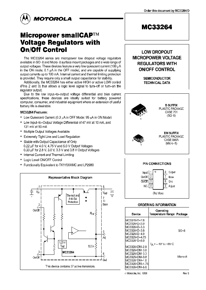 MC33264_112531.PDF Datasheet