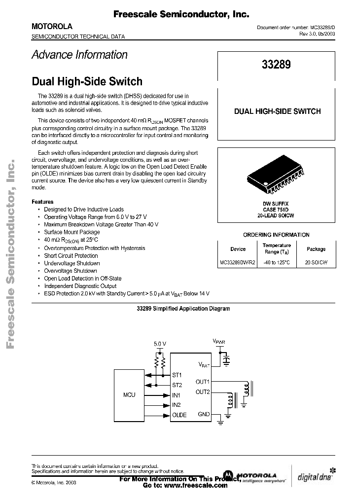 MC33289_109139.PDF Datasheet
