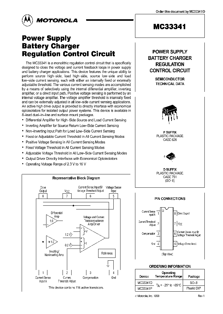 MC33341_117587.PDF Datasheet