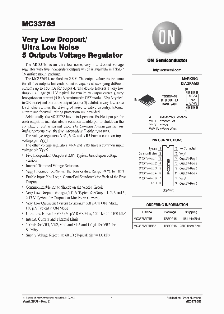 MC33765_146393.PDF Datasheet