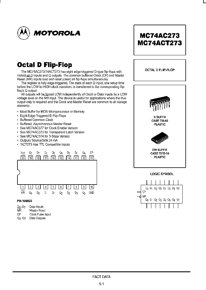 MC74ACT273_94284.PDF Datasheet