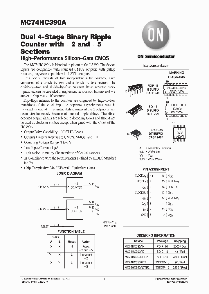 MC74HC390_166386.PDF Datasheet