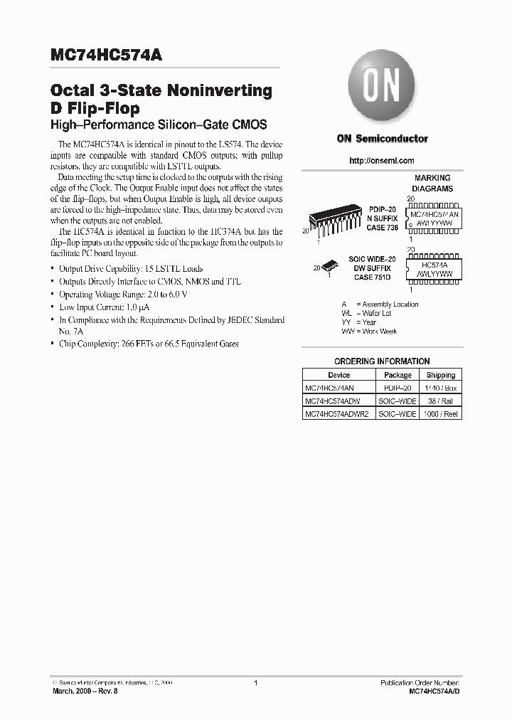 MC74HC574A_78663.PDF Datasheet