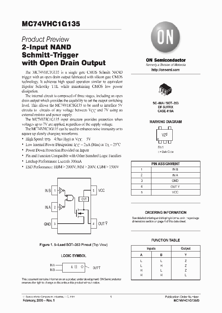 MC74VHC1G135_184864.PDF Datasheet