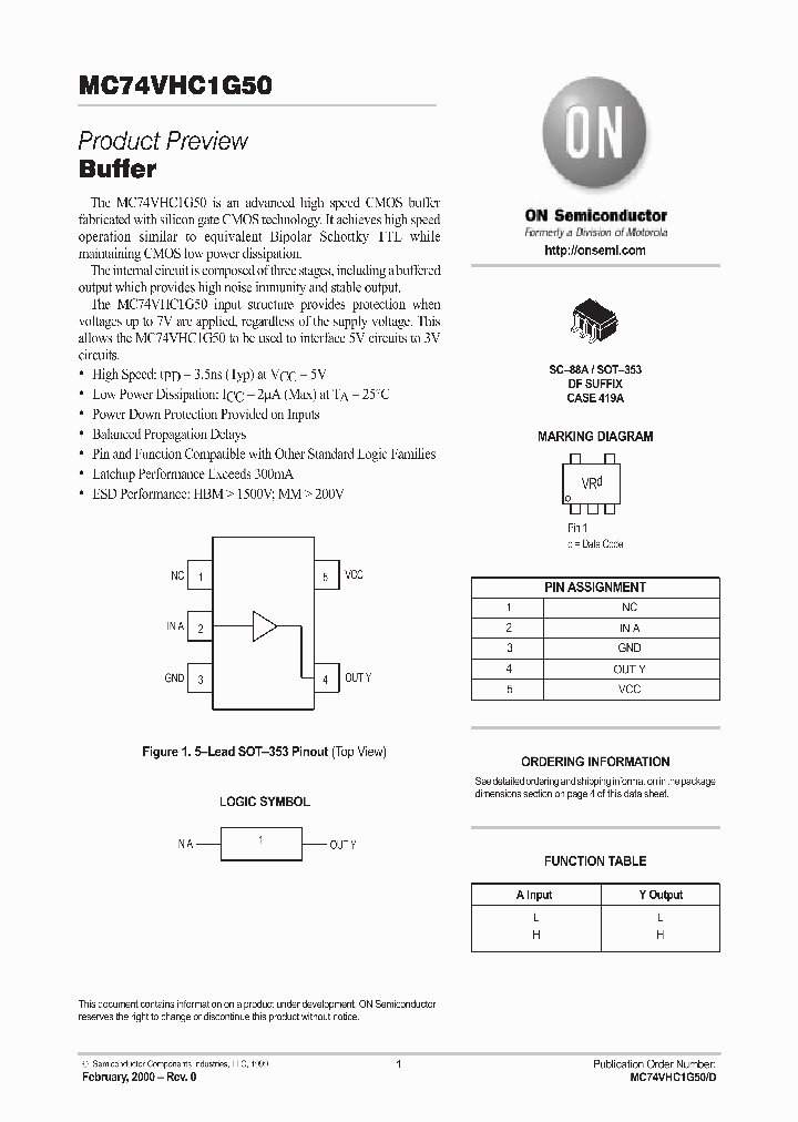 MC74VHC1G50_184880.PDF Datasheet