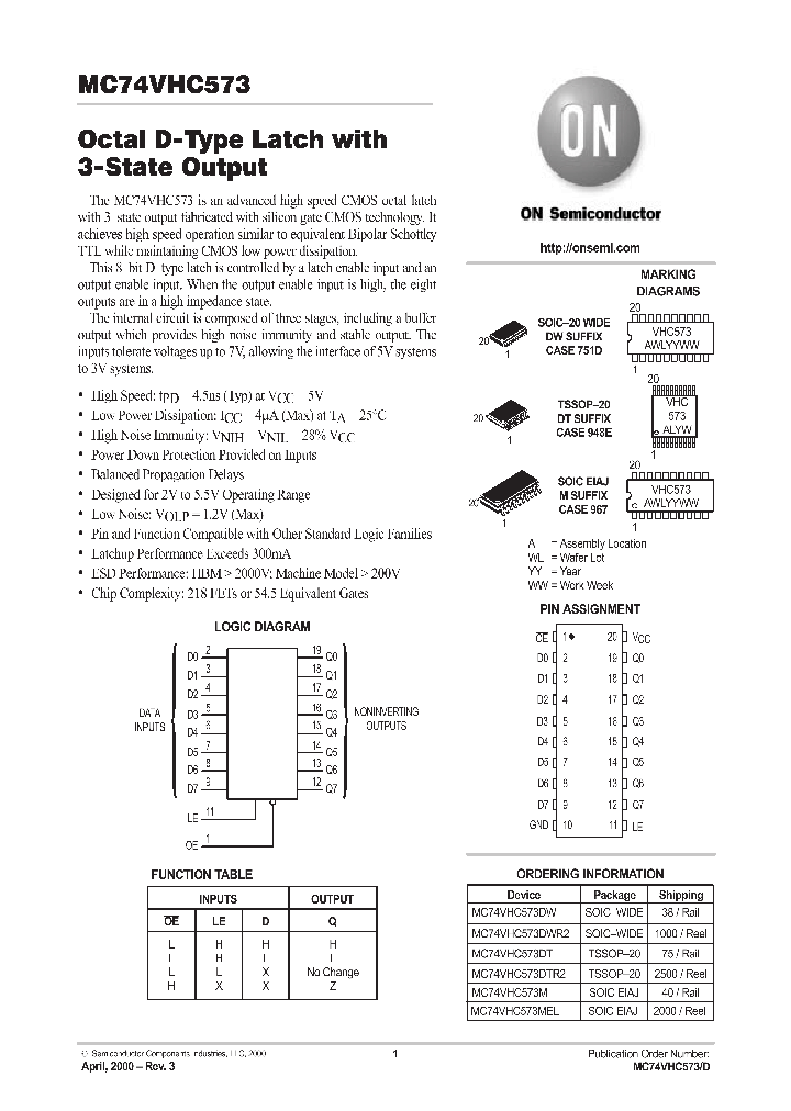 MC74VHC573_55534.PDF Datasheet