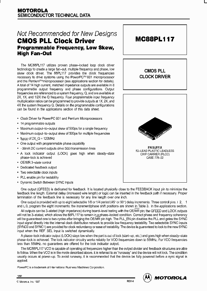 MC88PL117_177268.PDF Datasheet