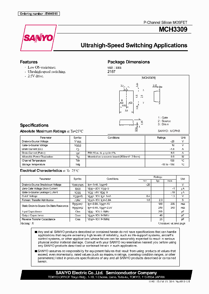 MCH3309_23893.PDF Datasheet
