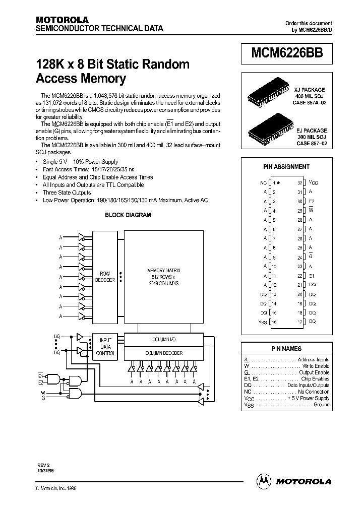 MCM6226BBXJ17_44764.PDF Datasheet