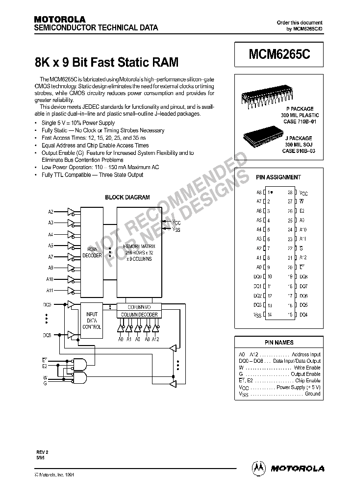 MCM6265C_79336.PDF Datasheet