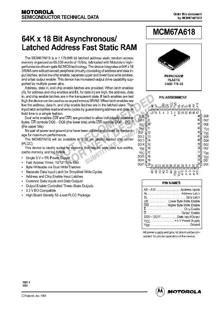 MCM67A618_131056.PDF Datasheet