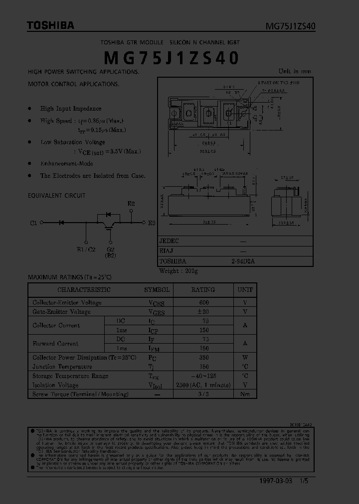 MG75J1ZS40_41330.PDF Datasheet