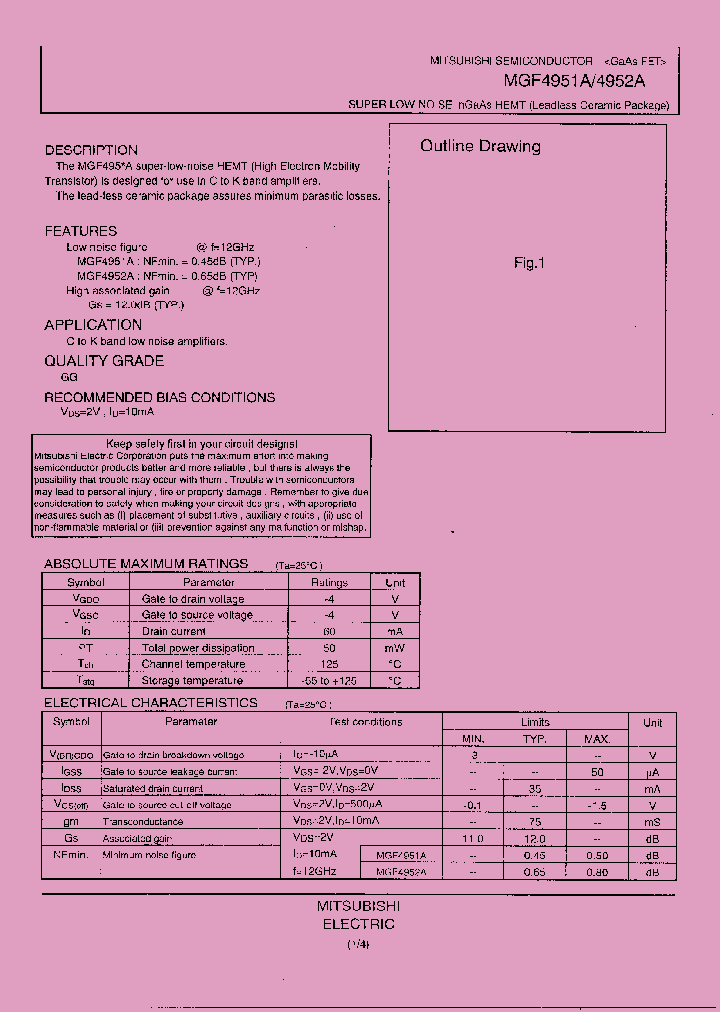MGF4951_86663.PDF Datasheet