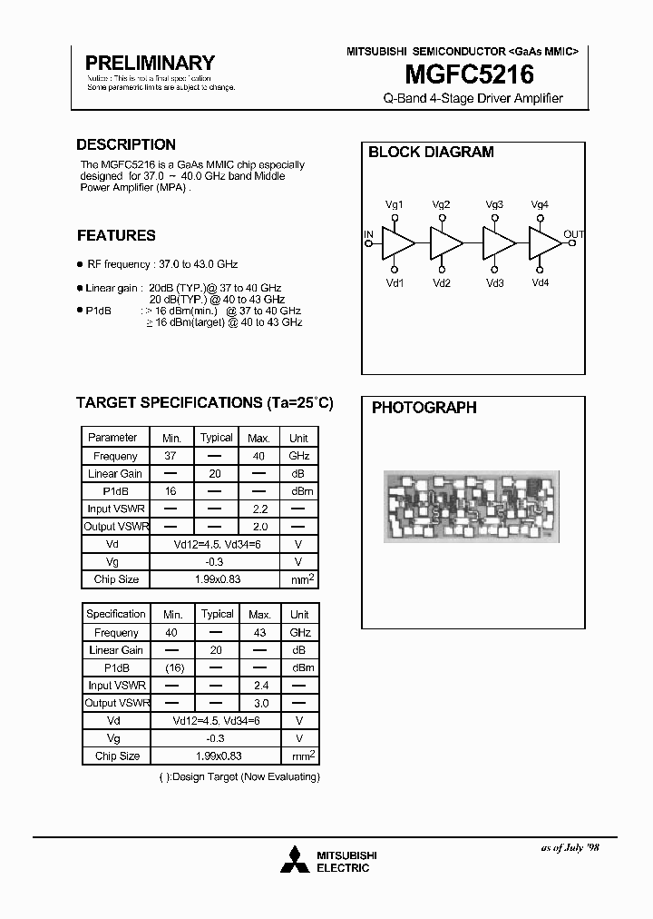 MGFC5216_10881.PDF Datasheet