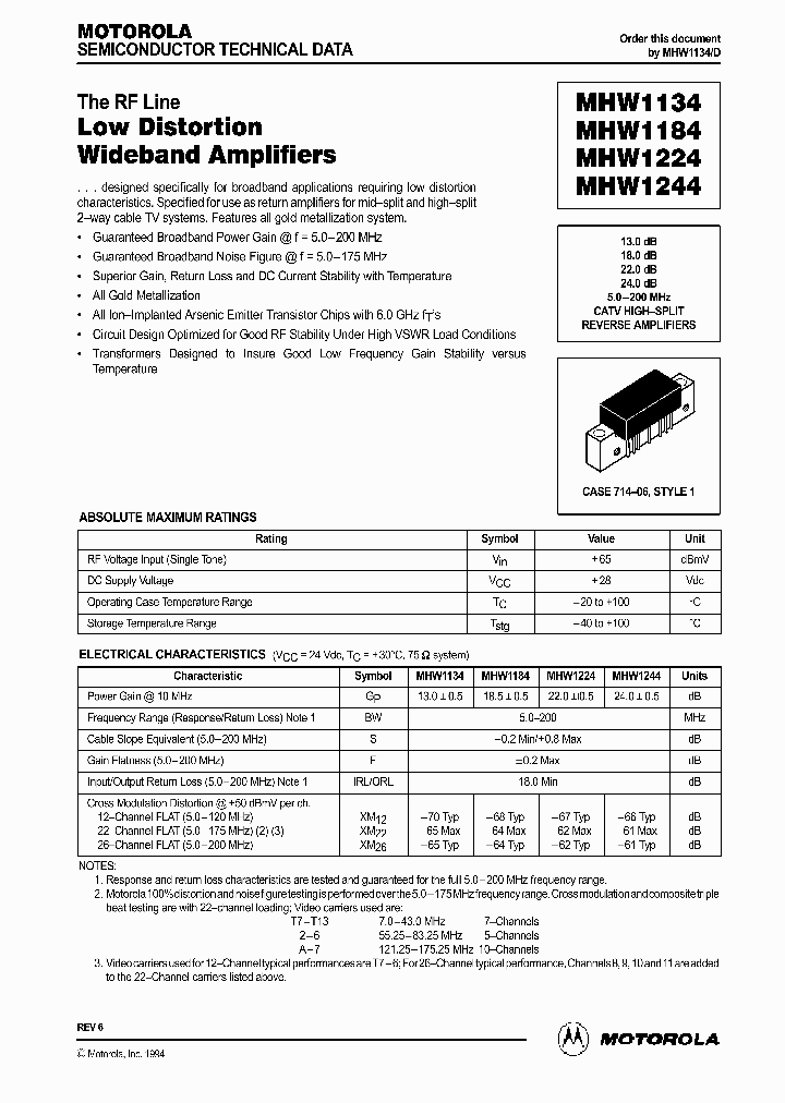 MHW1244_54479.PDF Datasheet