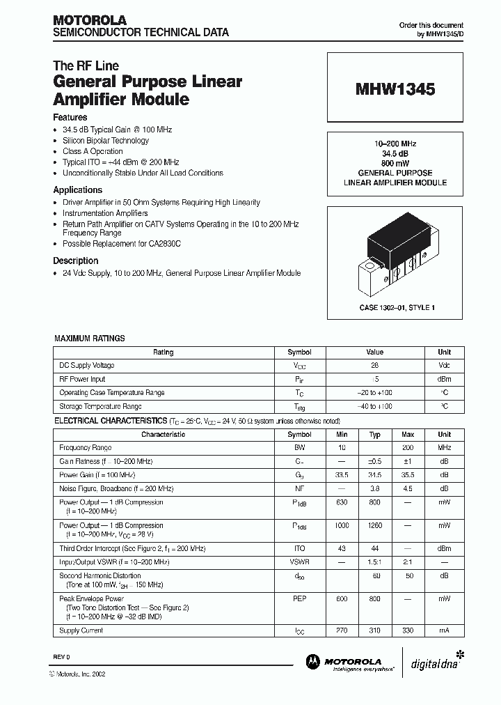 MHW1345_53028.PDF Datasheet