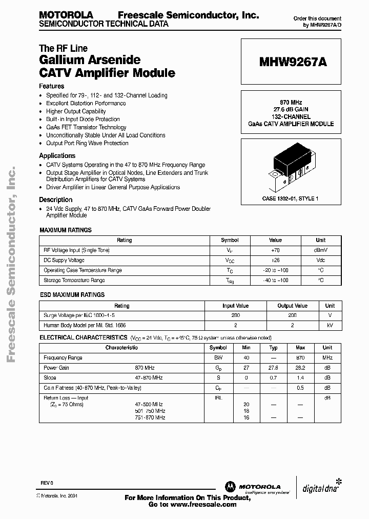 MHW9267A_179180.PDF Datasheet