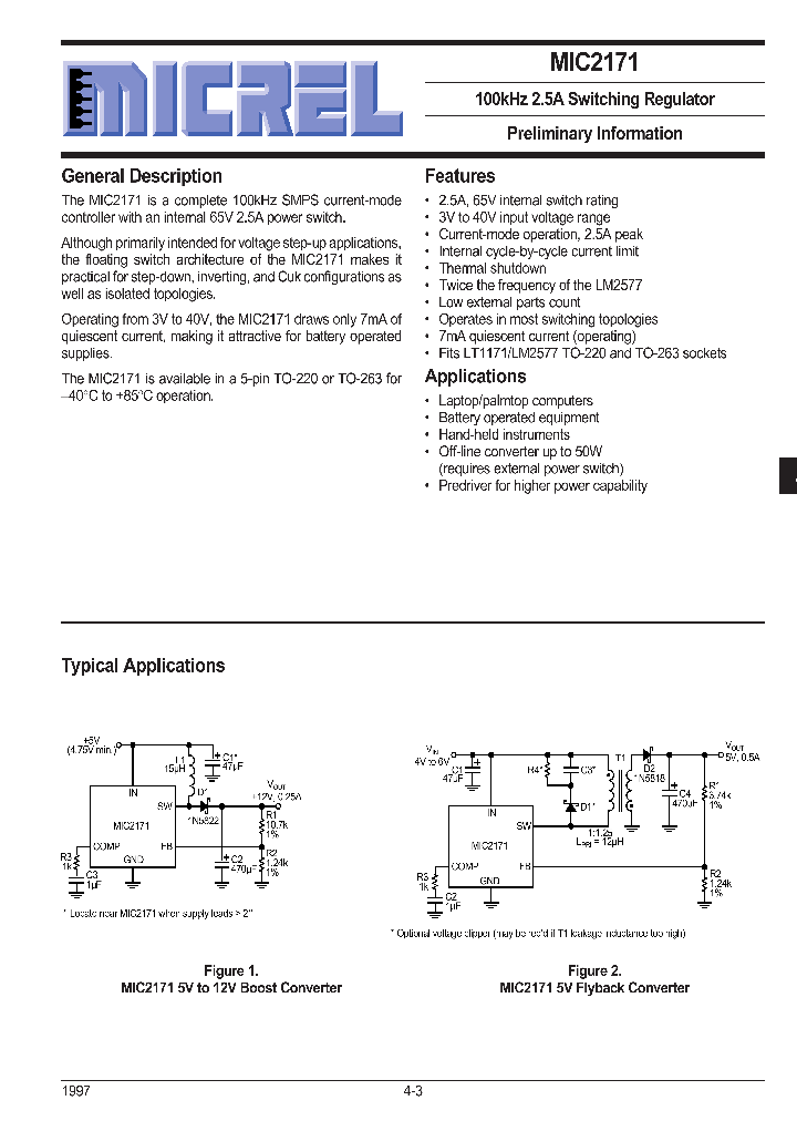 MIC2171_31231.PDF Datasheet