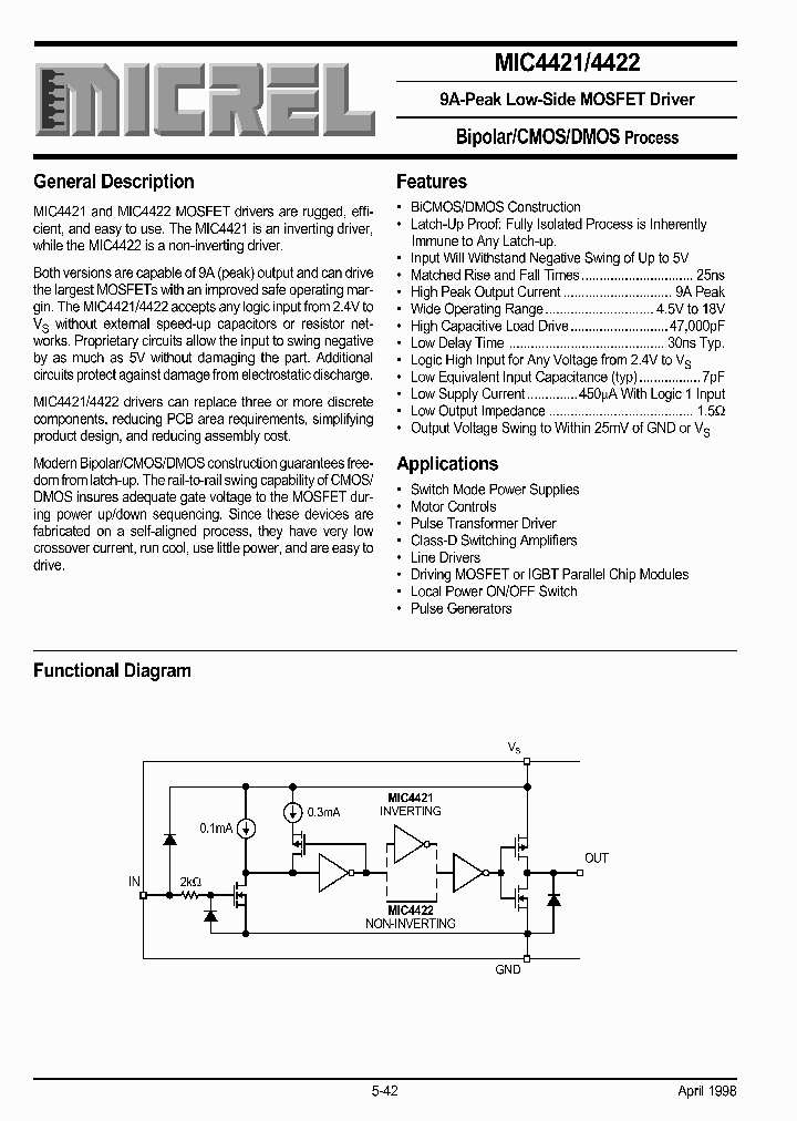 MIC4421_31687.PDF Datasheet