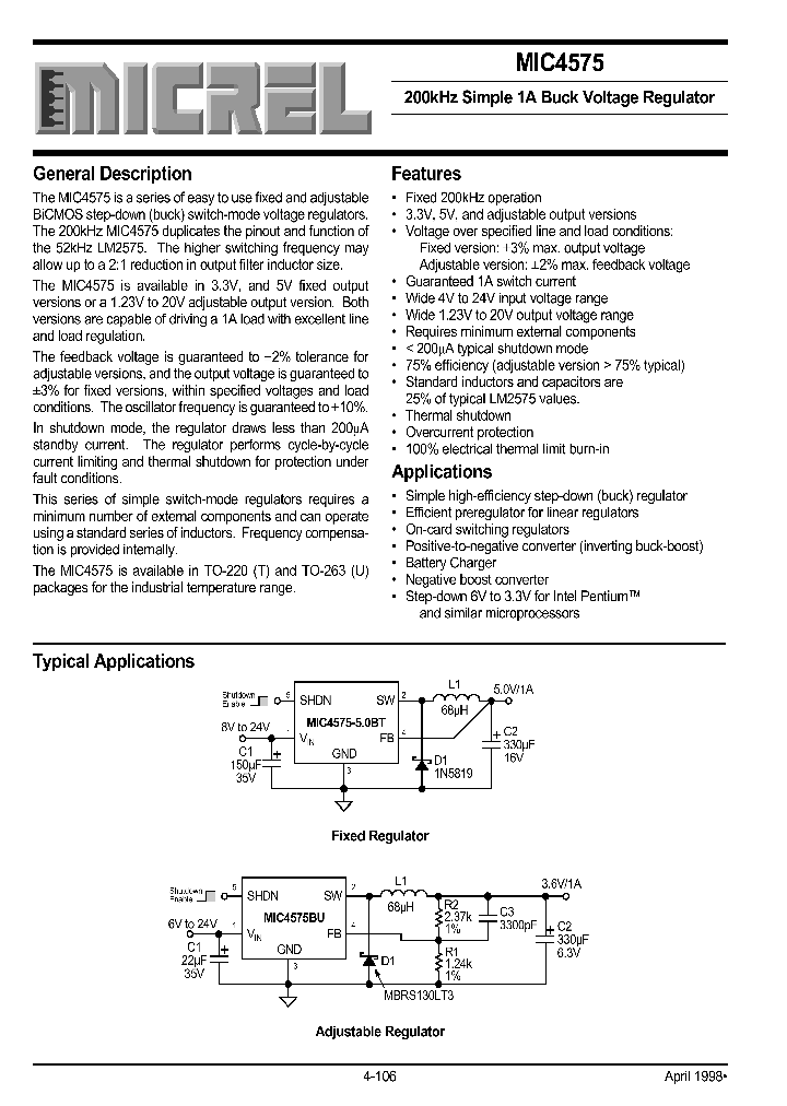 MIC4575_86705.PDF Datasheet