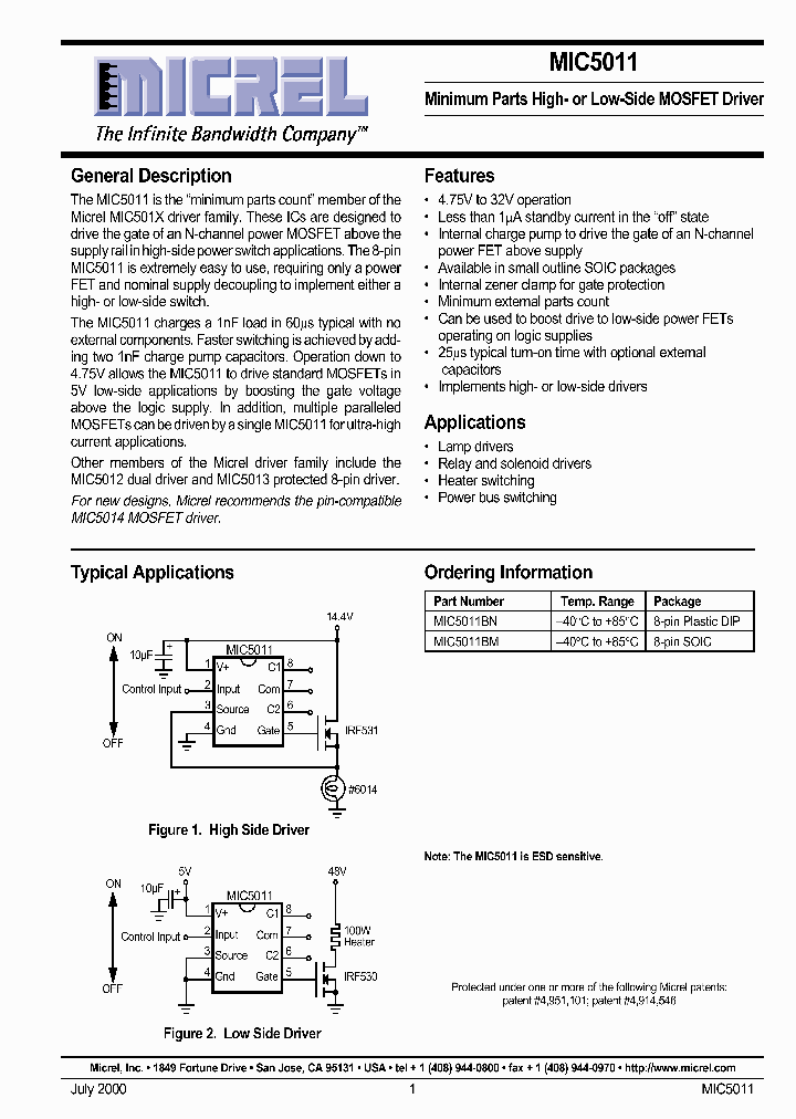 MIC5011_31755.PDF Datasheet
