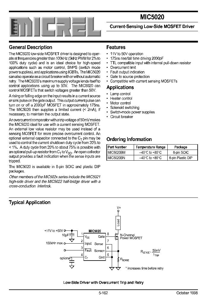 MIC5020_154986.PDF Datasheet
