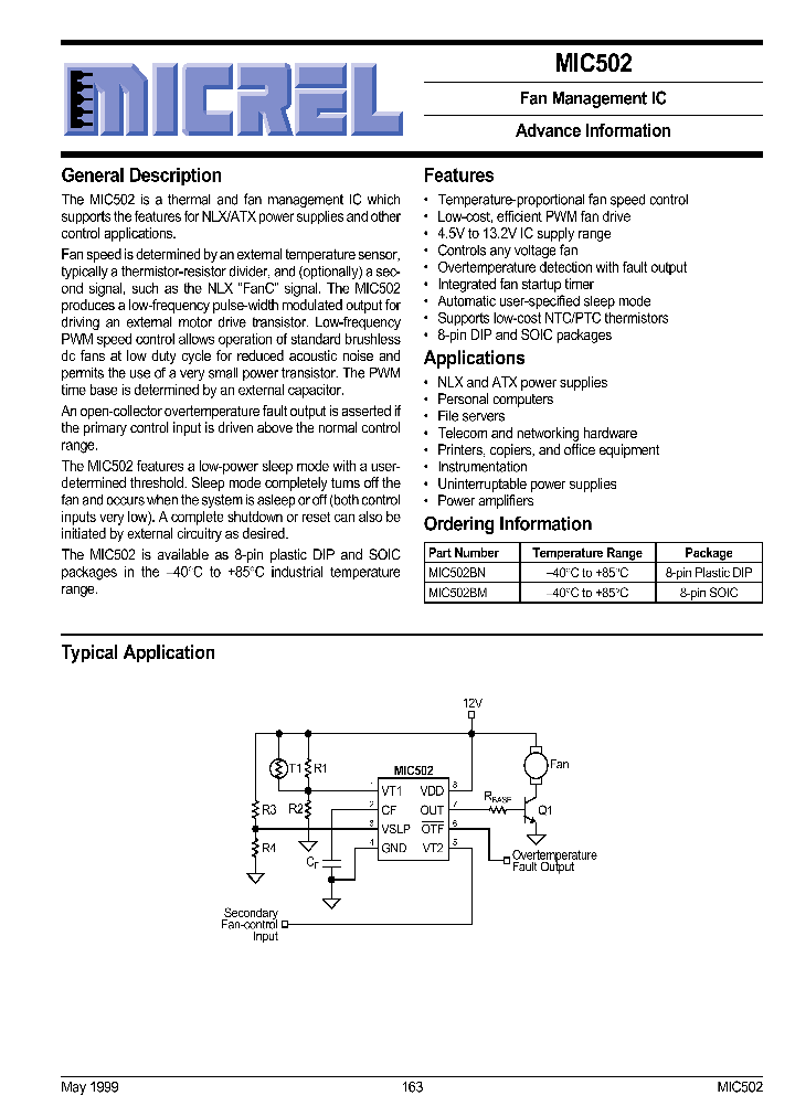 MIC502_154985.PDF Datasheet